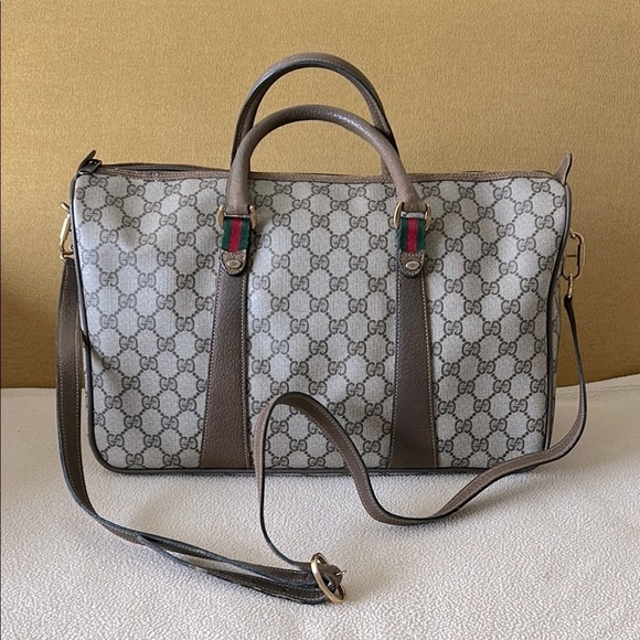 Gucci Monogram PVC Women’s Boston Bag - Picture 1 of 16
